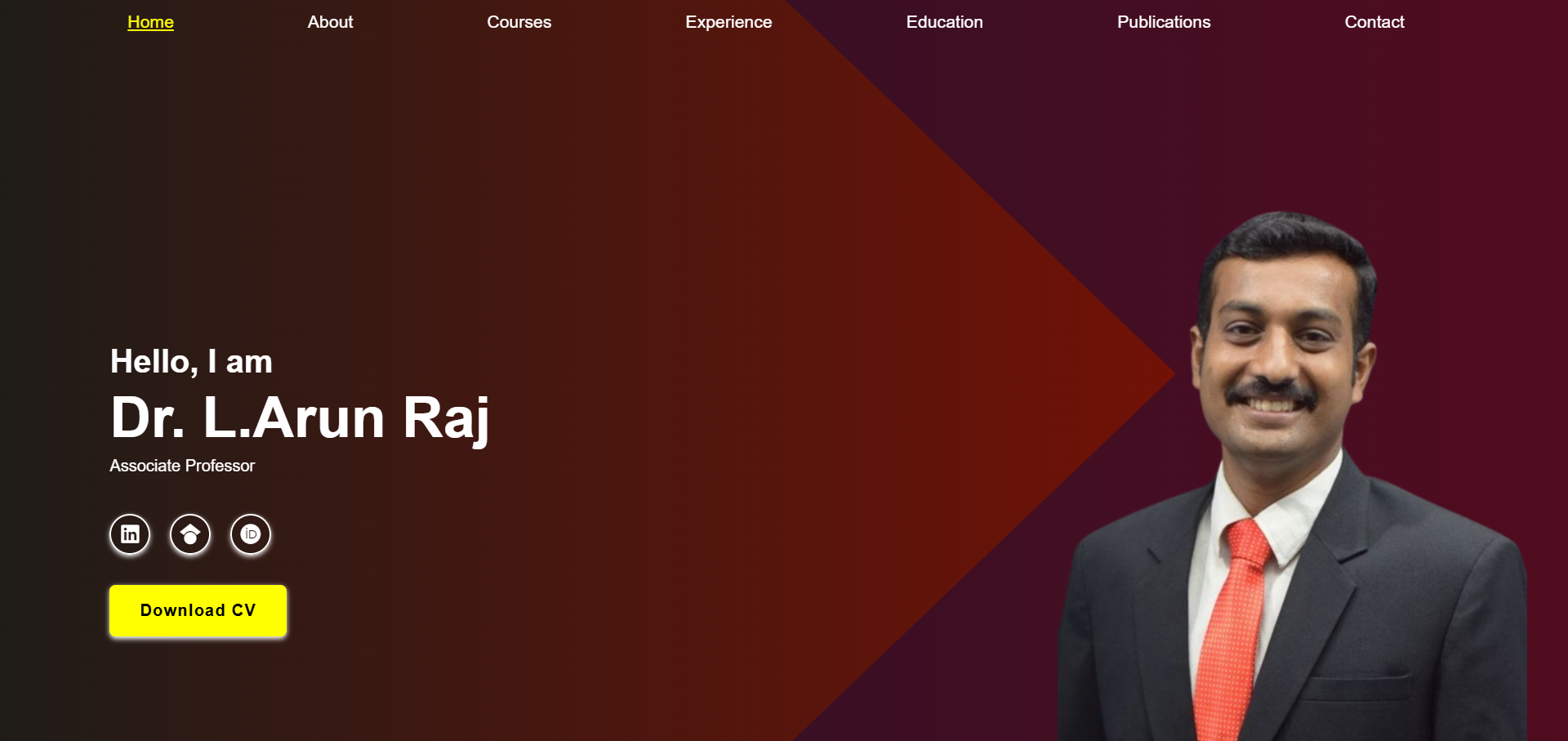 Portfolio Website screenshot